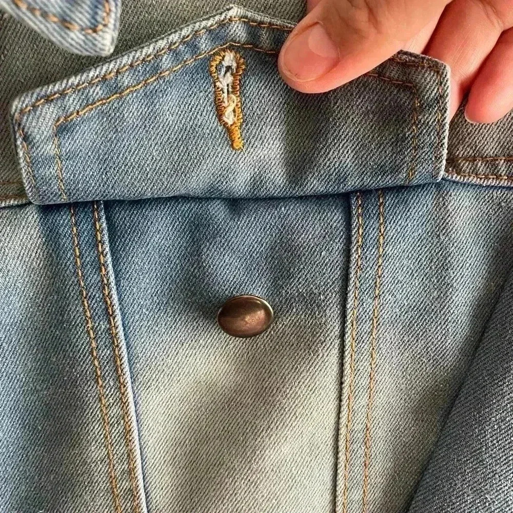 🆕Ashley Vintage Charm Plus-size Jean Jacket 3X🆕 - Picture 7 of 13